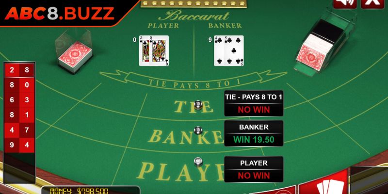 Tìm hiểu về tựa game Baccarat ABC8
